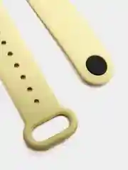 Лимонный силиконовый ремешок для Xiaomi Mi Band 3, Mi Band 4, Сяоми Ми бэнд 3,4