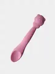Розовый ложка силиконовая детская