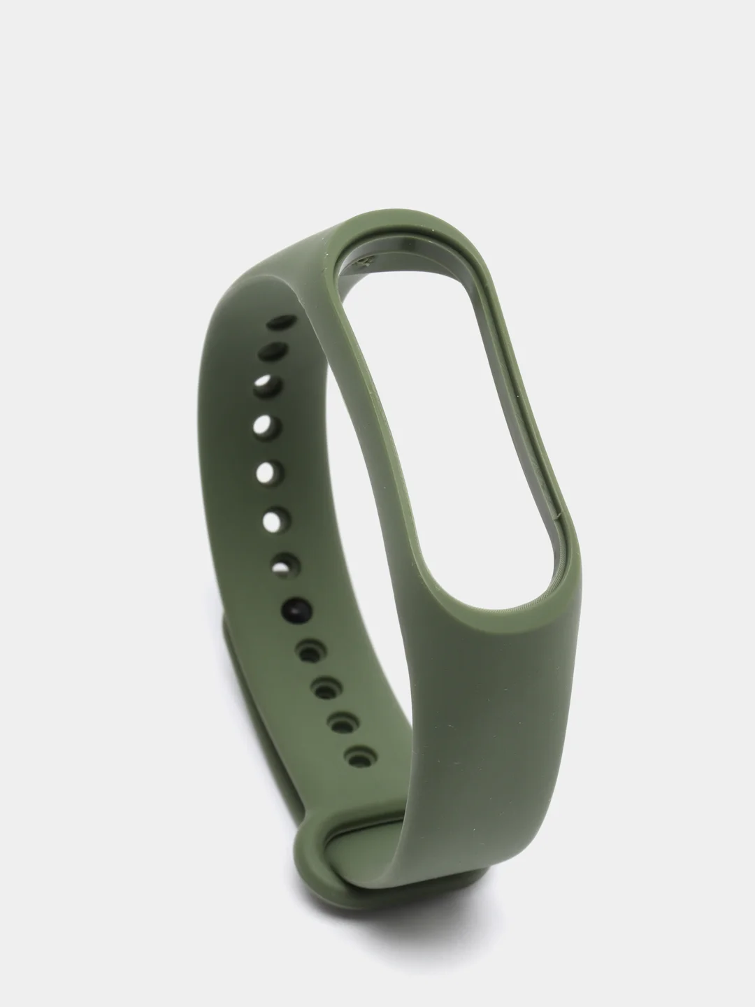 Оливковый силиконовый ремешок для Xiaomi Mi Band 3, Mi Band 4, Сяоми Ми бэнд 3,4