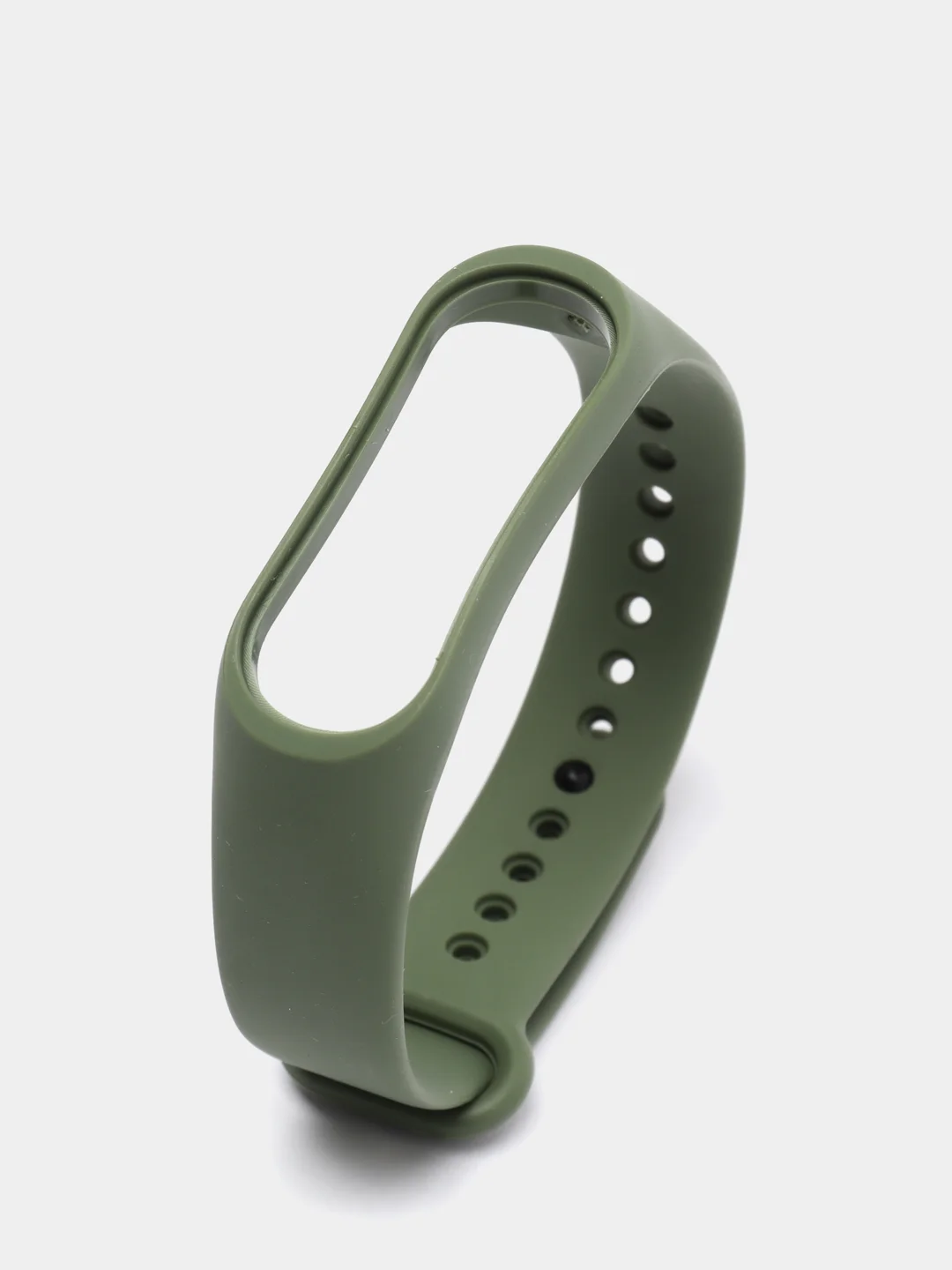 Оливковый силиконовый ремешок для Xiaomi Mi Band 3, Mi Band 4, Сяоми Ми бэнд 3,4