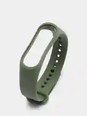 Оливковый силиконовый ремешок для Xiaomi Mi Band 3, Mi Band 4, Сяоми Ми бэнд 3,4