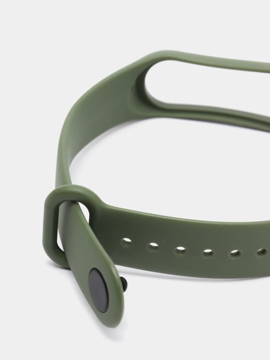 Оливковый силиконовый ремешок для Xiaomi Mi Band 3, Mi Band 4, Сяоми Ми бэнд 3,4