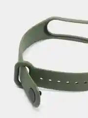 Оливковый силиконовый ремешок для Xiaomi Mi Band 3, Mi Band 4, Сяоми Ми бэнд 3,4