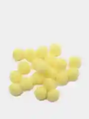 Желтый помпоны Premium 1 см (20 шт)