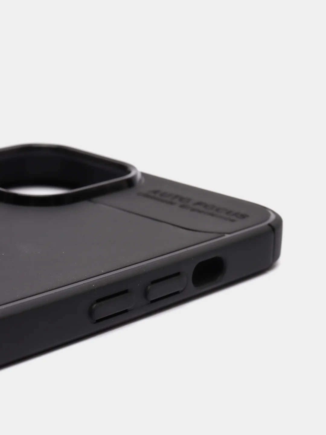 Черный чехол для iPhone 13 Pro Max с кольцом