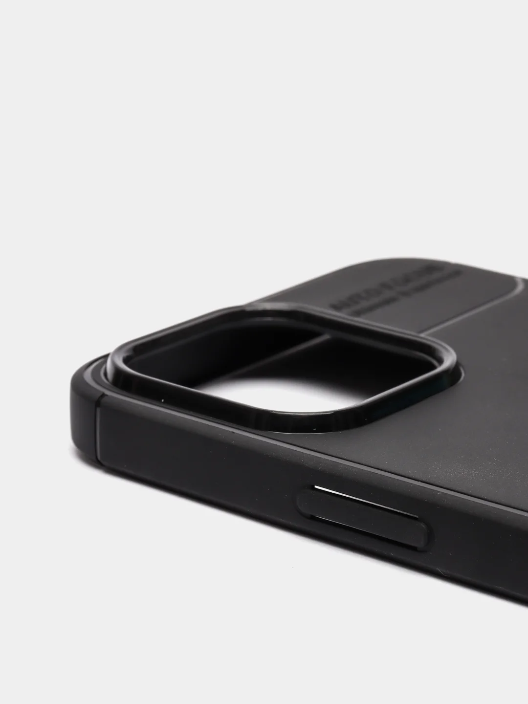 Черный чехол для iPhone 13 Pro Max с кольцом