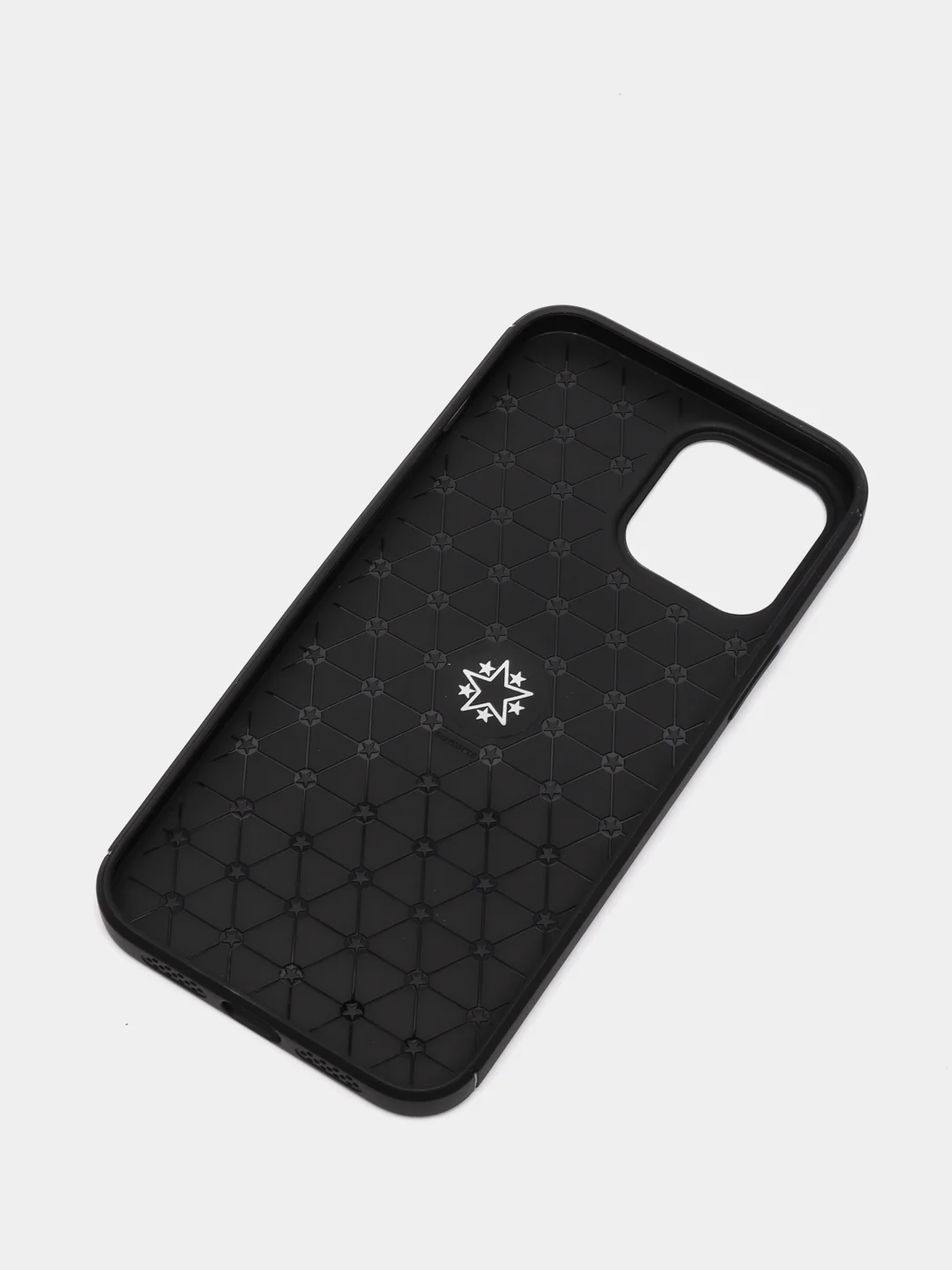 Черный чехол для iPhone 13 Pro Max с кольцом