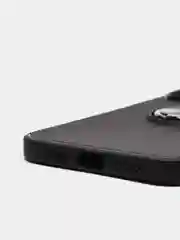 Черный чехол для iPhone 13 Pro Max с кольцом