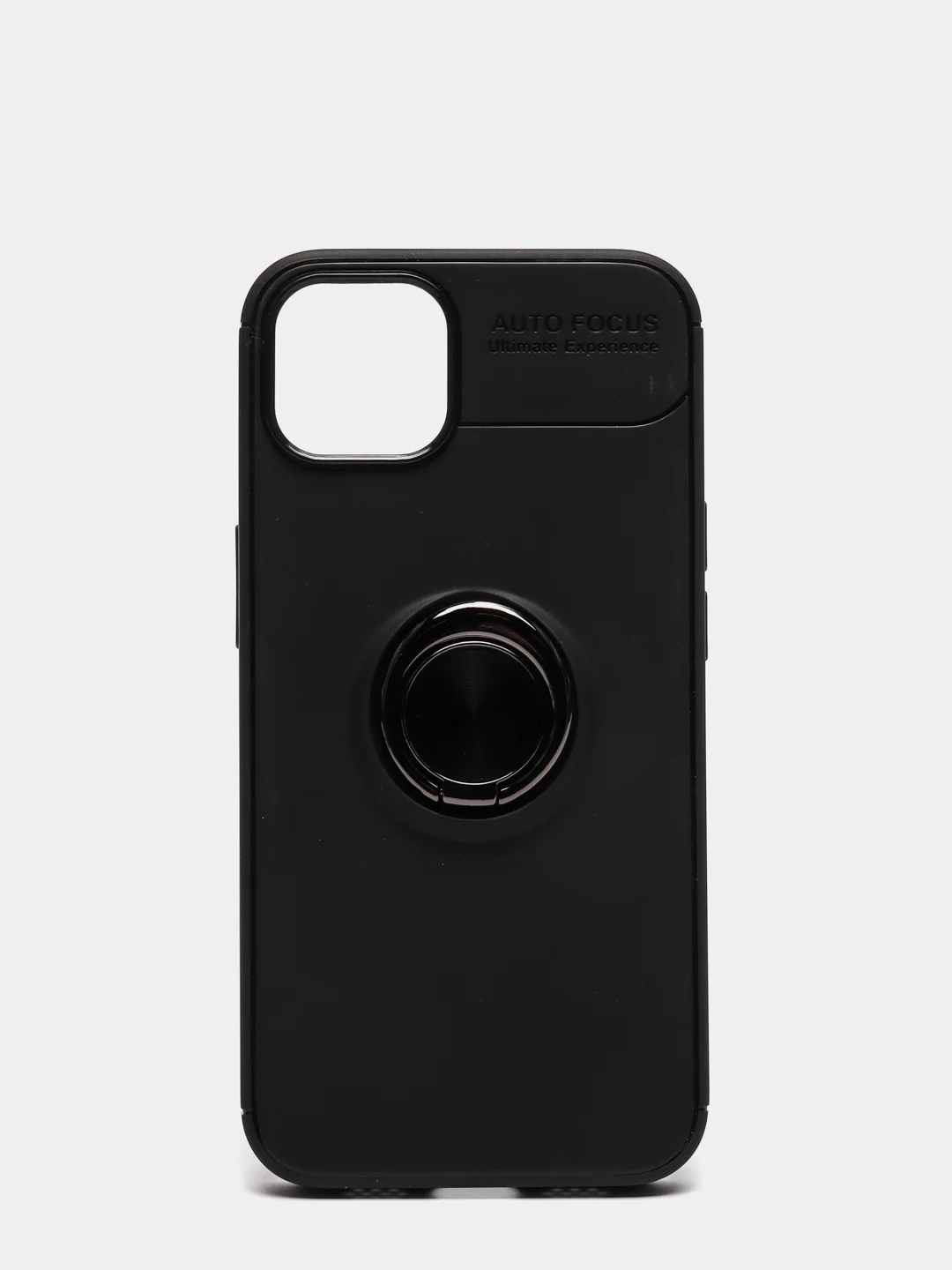 Черный чехол для iPhone 13 с кольцом