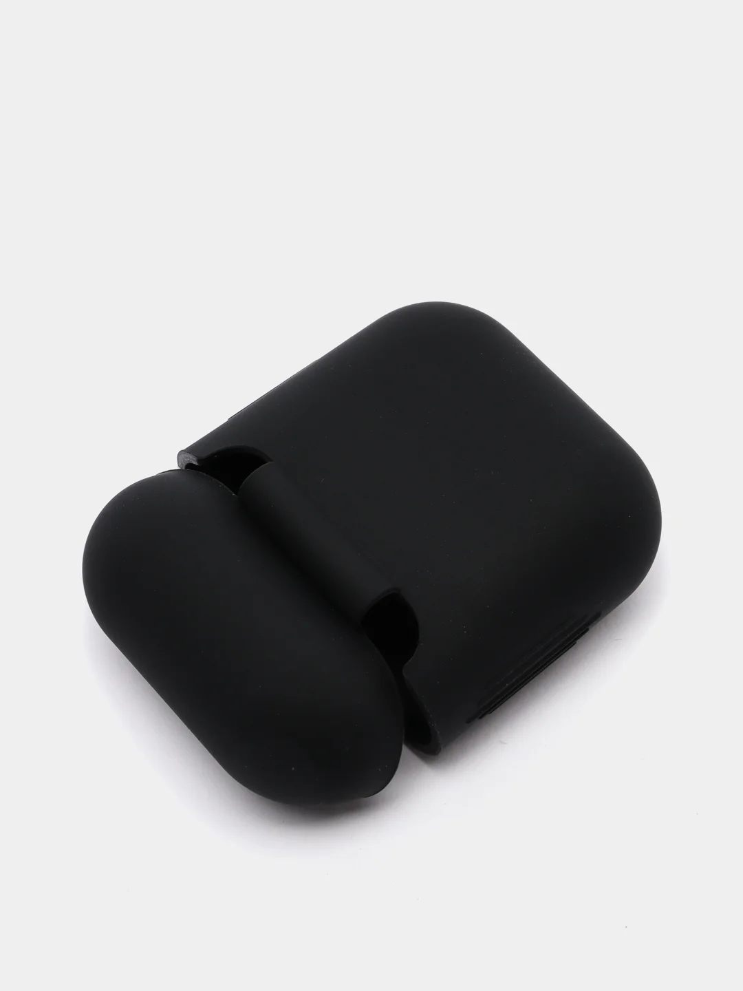 Черный чехол для беспроводных наушников AirPods
