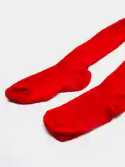 Красный хлопковые колготки детские