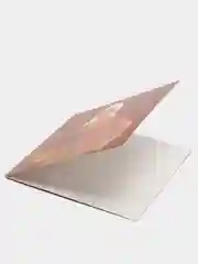 Бордовый открытка-мини С Новым годом, 7 х 7 см