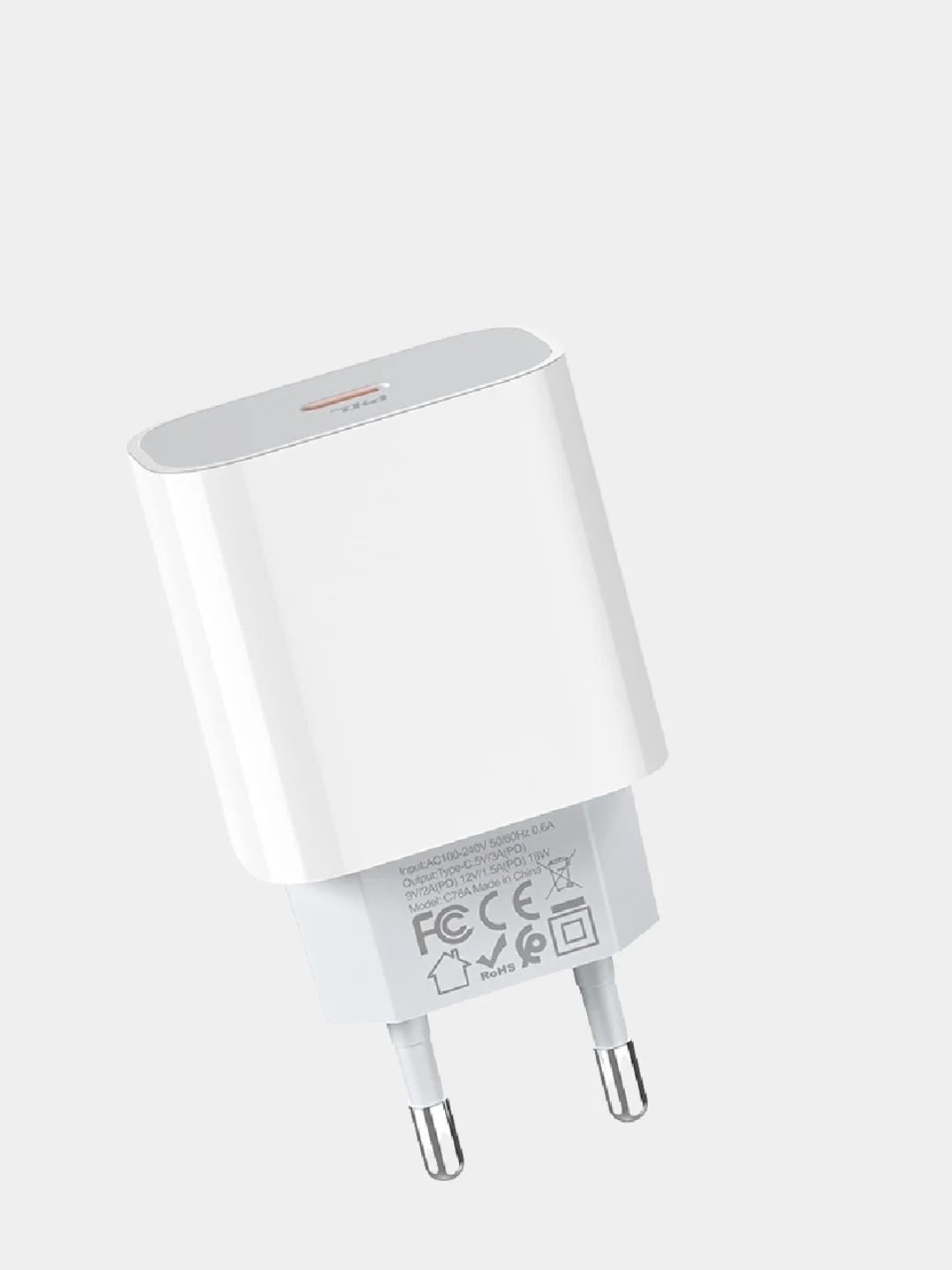 Блок питания для Apple USB-C Быстрая зарядка QC 3.0 Зарядка для iPhone 11/12/13 C76A Plus
