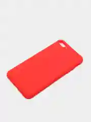 Красный чехол для iPhone 5s, 6, 7, 8 Plus, SE 20, X, XS, XR, 11 Pro Max, 12 Mini, 13, силиконовый