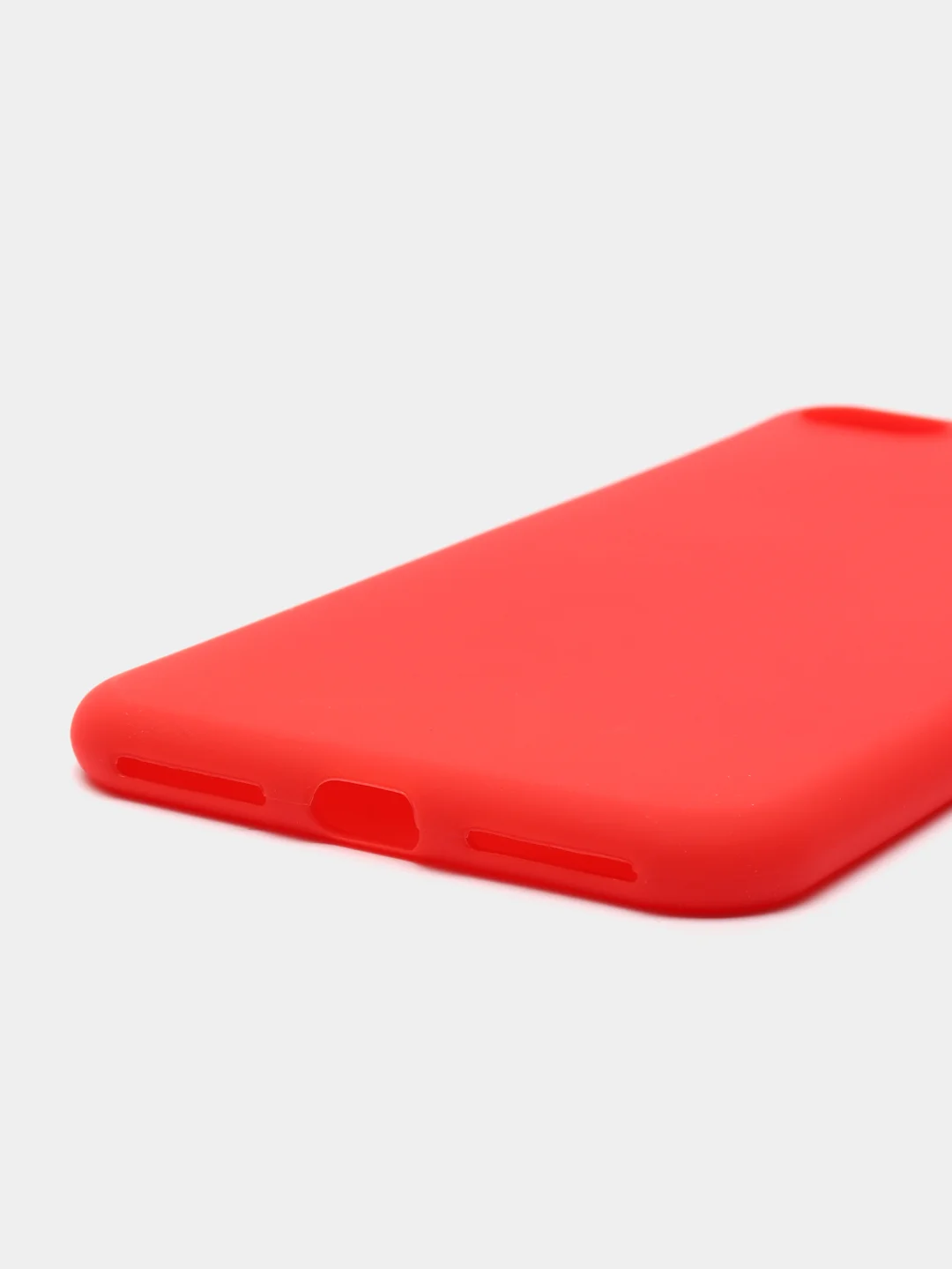 Красный чехол для iPhone 5s, 6, 7, 8 Plus, SE 20, X, XS, XR, 11 Pro Max, 12 Mini, 13, силиконовый
