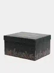 Тёмно-зелёный складная коробка Волшебного нового года, 31,2 х 25,6 х 16,1 см