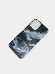 Черный мраморный чехол для iPhone 11, XR, 7, 8, SE, 12, XS, X, 8+, 7+, 6s, 6, Pro, Max