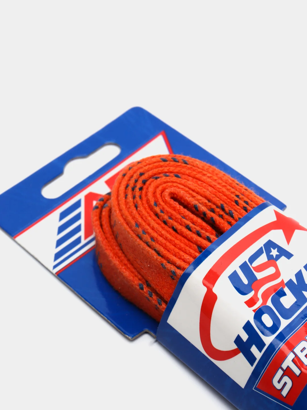 Желтый шнурки хоккейные с пропиткой A&R USA Hockey Waxed