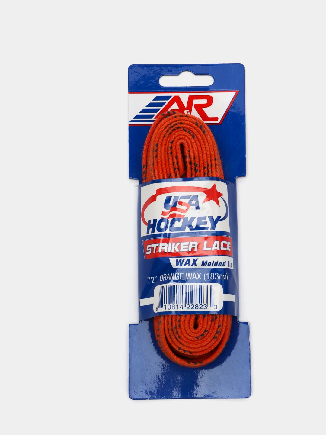 Желтый шнурки хоккейные с пропиткой A&R USA Hockey Waxed
