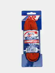 Желтый шнурки хоккейные с пропиткой A&R USA Hockey Waxed