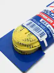 Желтый шнурки хоккейные с пропиткой A&R USA Hockey Waxed