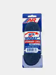 Синий шнурки хоккейные с пропиткой A&R USA Hockey Waxed