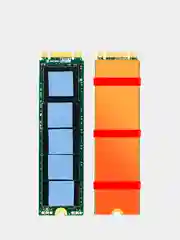 Золотой радиатор для SSD M.2 2280, медная пластина
