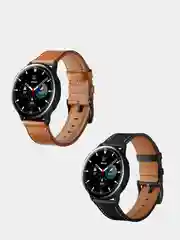 Кожаный ремешок для Xiaomi Amazfit bip, GTS Samsung Gear, Huawei Honor, 20 / 22 мм