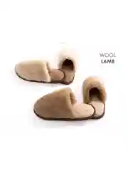 Шлепанцы Woollamb, меховые, из овечьей шерсти, двусторонние