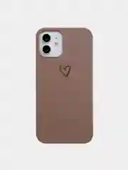 Песочный хаки чехол для iPhone сердечко