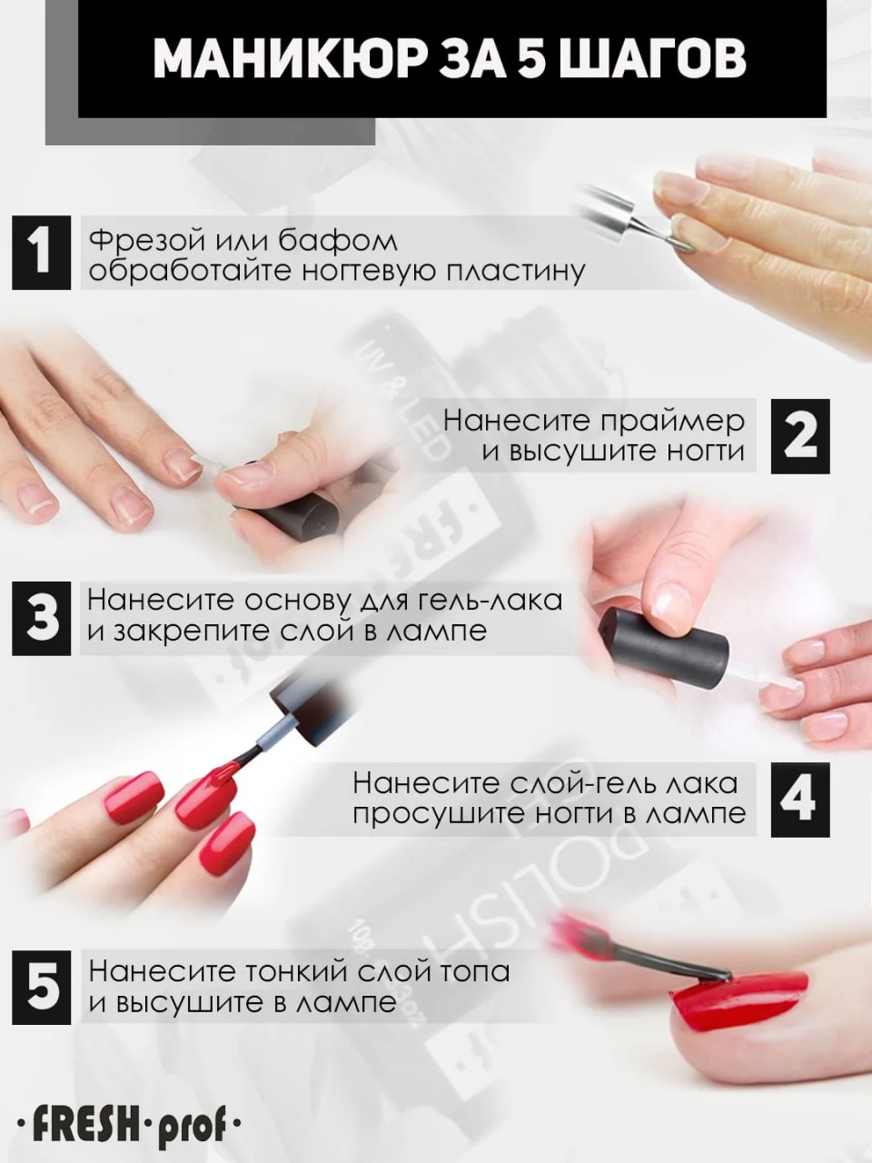 Гель лак для ногтей, гель-лак Fresh Prof Neon, 10g желтый зеленый оранжевый бирюзовый
