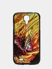 Горчичный чехол Samsung S4  пластиковый