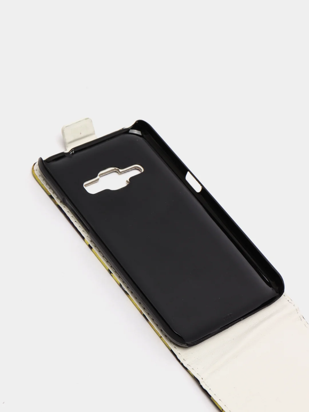 Желтый чехол книжка SAMSUNG J1 2016 / J120