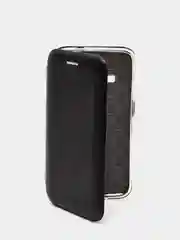 Черный чехол книжка SAMSUNG J1 2016 / J120