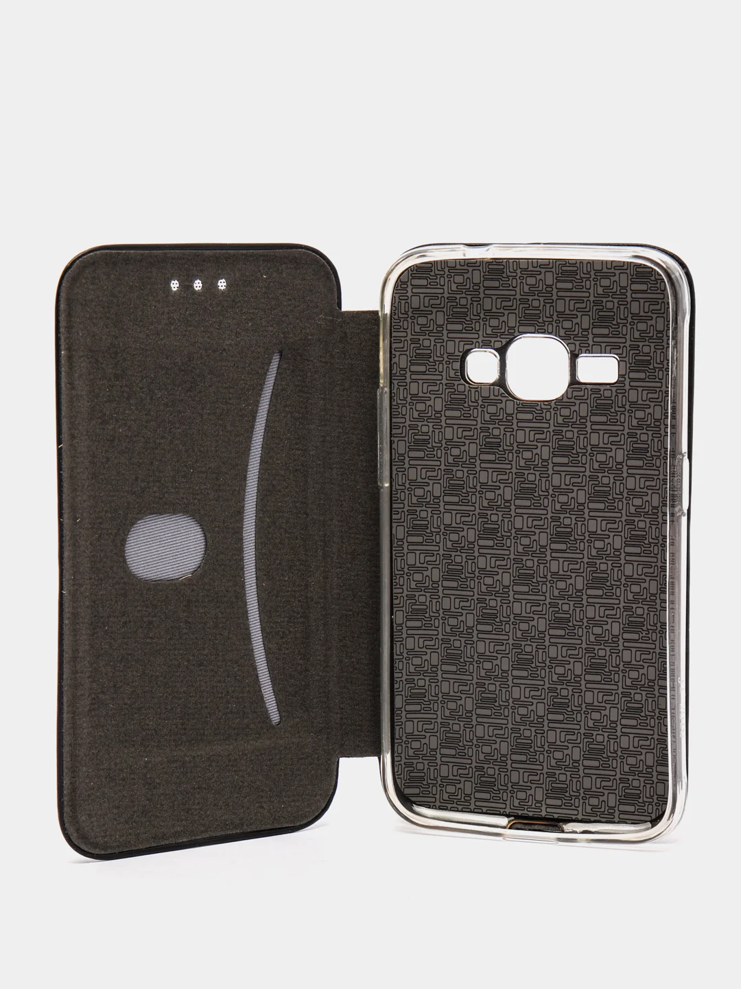 Синий чехол книжка SAMSUNG J1 2016 / J120
