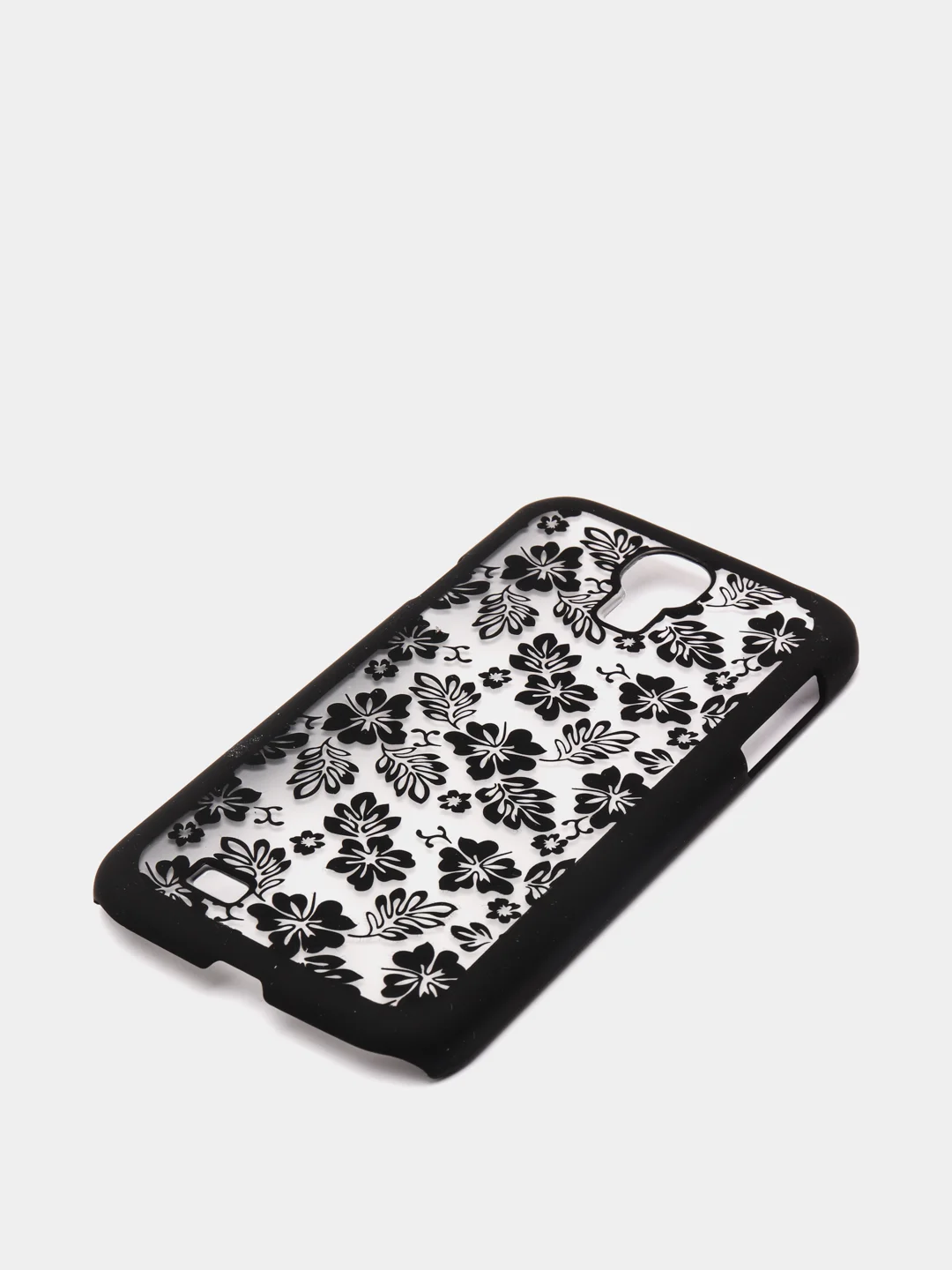 Черный чехол Samsung S4  пластиковый