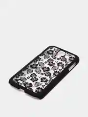 Черный чехол Samsung S4  пластиковый
