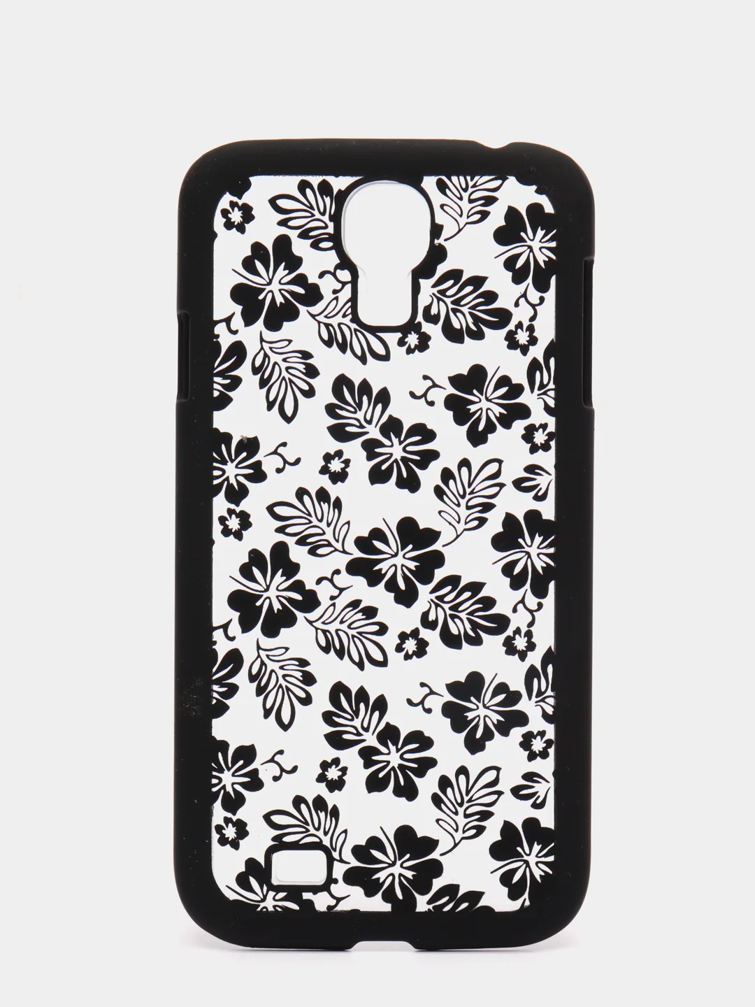 Черный чехол Samsung S4  пластиковый