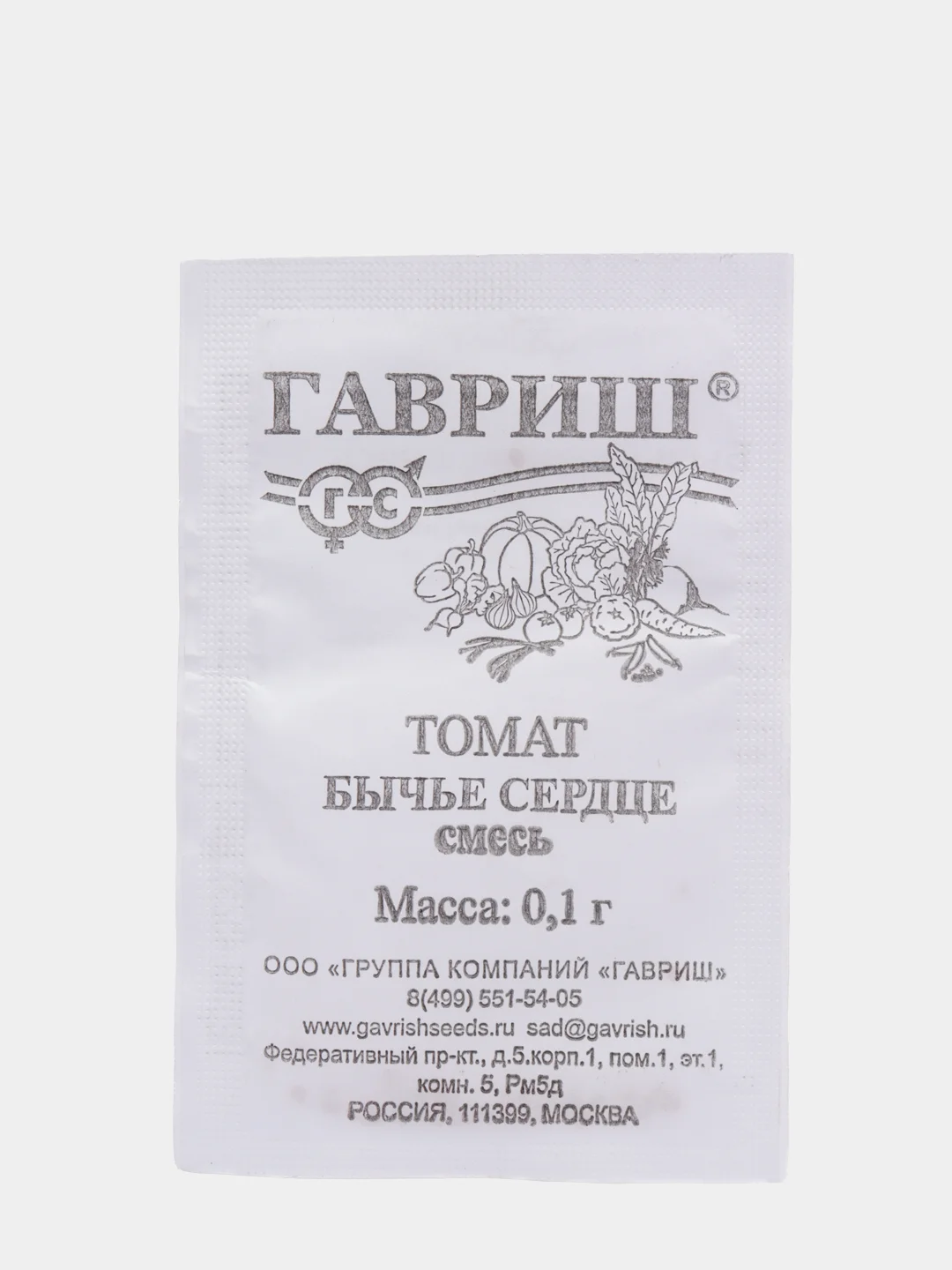 Семена Томат "Бычье сердце", смесь, б/п, 0,1 г