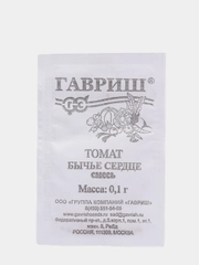 Семена Томат "Бычье сердце", смесь, б/п, 0,1 г