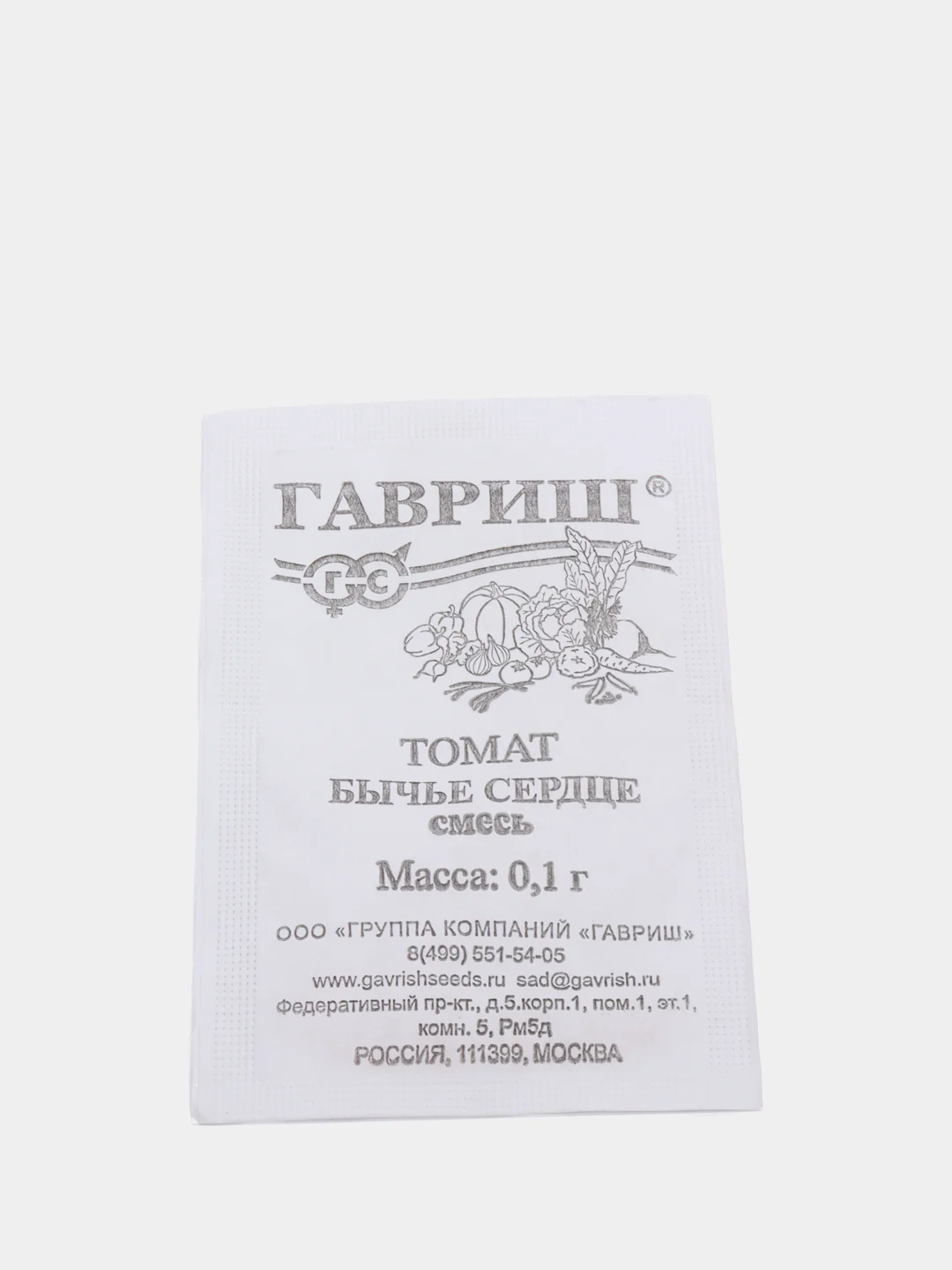 Семена Томат "Бычье сердце", смесь, б/п, 0,1 г