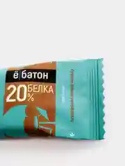 Протеиновый глазированный батончик  Ёбатон, 20% белка, со вкусом кокоса , 50гр х 4шт