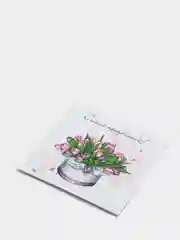 Фиолетовый открытка мини "Для тебя", 8х8 см