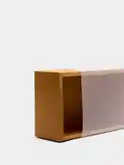 Крафтовая коробка с прозрачной крышкой самосборная