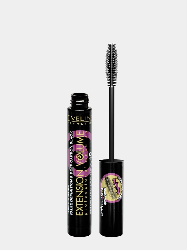 Eveline Cosmetics Тушь для ресниц Extension Volume Экстремальный ОБЪЕМ и УДЛИНЕНИЕ, 10мл