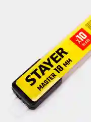 Лезвия сегментированные STAYER 18 мм, 10 штук, 8 сегментов для канцелярского ножа