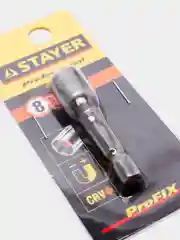Бита STAYER с торцовой головкой, 8мм-10мм, магнит, кровельная бита, для кровельных саморез