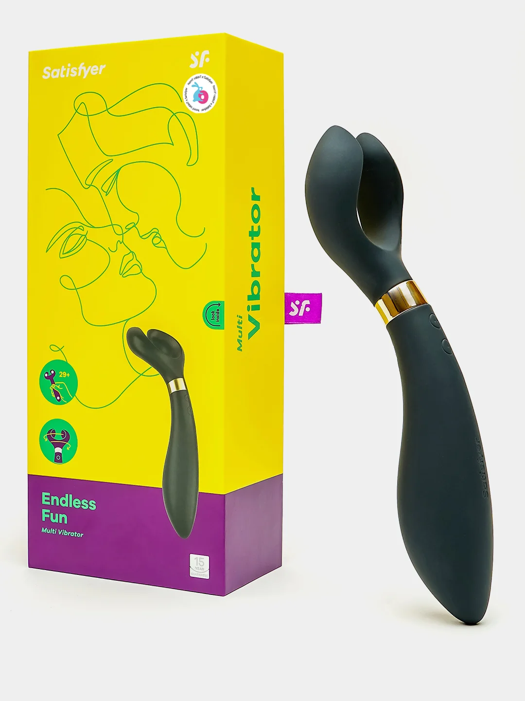 Черный вибратор Satisfyer Endless Fun