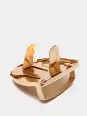 Застёжка для сумки, 4 х 3 см, цвет золотой