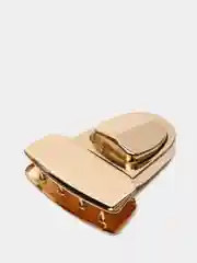 Застёжка для сумки, 4 х 3 см, цвет золотой